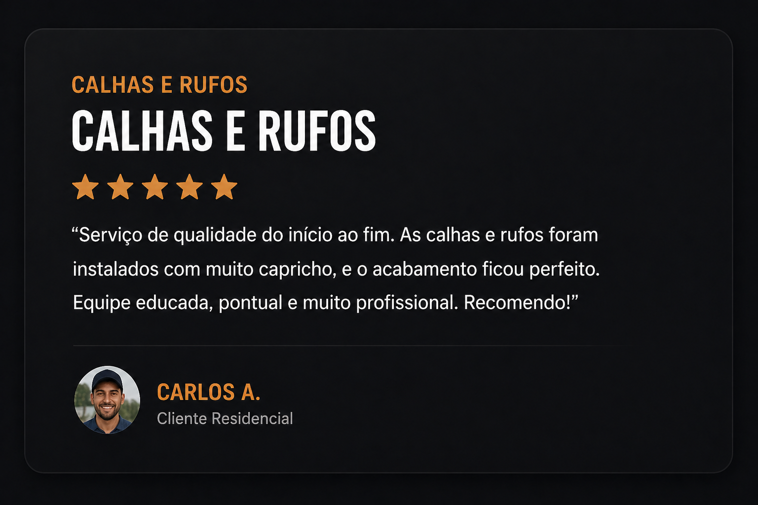 Depoimento cliente 1
